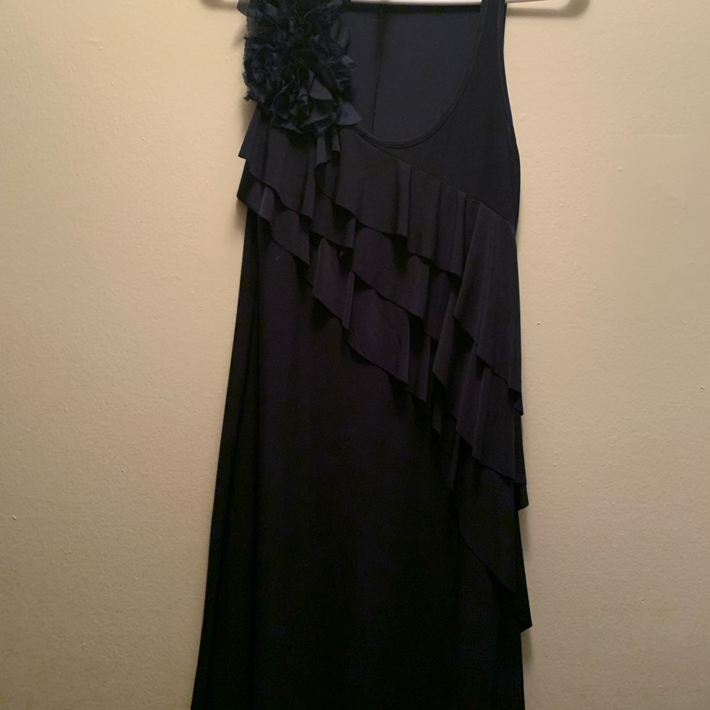 Beautiful navy blue coctail dress size M/L
Mint condition!